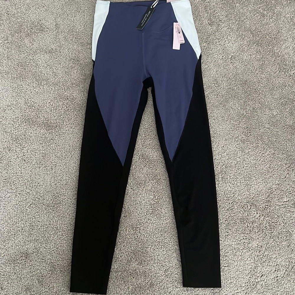 Victoria’s Secret Sport Blue & Black Tight Leggings